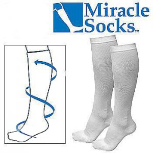 Miracle Socks Κάλτσες Διαβαθμισμένης Συμπίεσης για Ανακούφιση από Πόνους &amp; Πρηξίματα