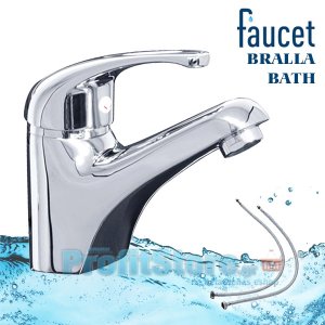 Μπαταρία Νιπτήρα Μπάνιου Αναμεικτική - Faucet Bralla Bath