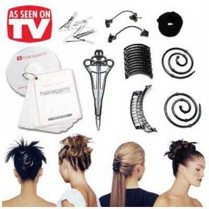 Κοκαλάκια Hairagami για Απίθανα Χτενίσματα - Total Hair Makeover Kit - Σετ 12 τεμαχίων