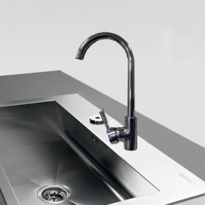 Μπαταρία Νεροχύτη Πάγκου Αναμεικτική - Faucet Bella 20606