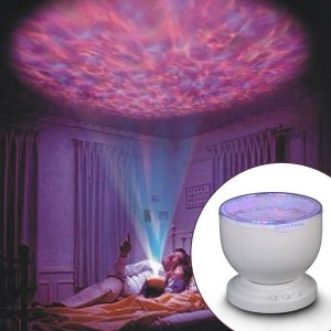 Προτζέκτορας LED Θαλάσσια Κύματα με Ηχείο - Aurora Master Projector