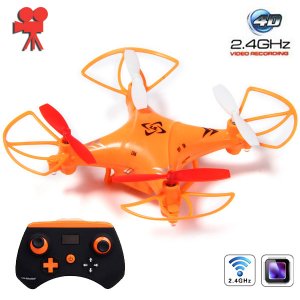 Τηλεκατευθυνόμενο Τετρακόπτερο Mini Drone 5CH 6Axis Gyro 2.4GHz με Κάμερα 480p &amp; Head Lock