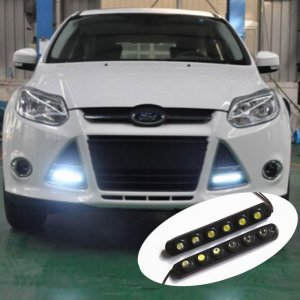 Εύκαμπτα Φώτα Ημέρας Αυτοκινήτου Slim High Power Lens LED DRL - Σετ 2 τεμαχίων