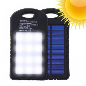 Ηλιακός Φορτιστής &amp; Φωτιστικό Επιβίωσης - Survival Solar Power Bank SPB900