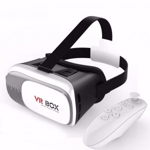 3D Γυαλιά Εικονικής Πραγματικότητας VRBOX V2.0 για Κινητά εώς 6 με Bluetooth Χειριστήριο