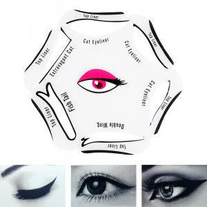 Eyeliner Stencil Kit για Εντυπωσιακό Μακιγιάζ Ματιών Smokey και Cat Eyes Look