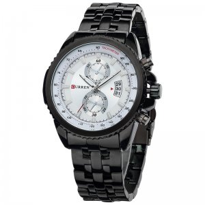 Ανδρικό Ρολόι Quartz CURREN M8082 Black &amp; White
