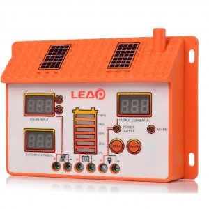 Ρυθμιστής Φόρτισης Φωτοβολταικών 30A PWM 12,24V LEAp SP30 με Οθόνη