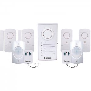 Ασύρματο Σύστημα Συναγερμού Plug &amp; Play KONIG-SAS-ALARM 110