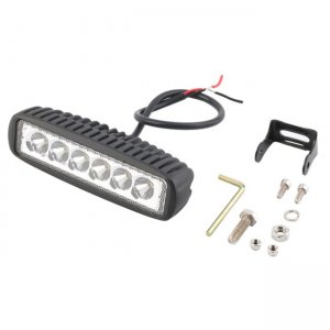 Αδιάβροχος Προβολέας CREE LED 18W-12V με 6 Led IP68