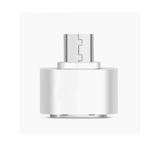 OTG Αντάπτορας Micro USB σε USB σε Ασημί Χρώμα