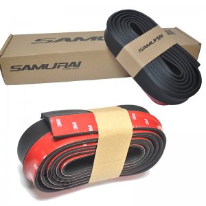 Samurai Universal Bumber Spoiler Rubber Skirt Black 250cm - Σπόϊλερ Αυτοκινήτου