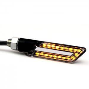 Φλας Μηχανής Universal με 15 Κίτρινα LED YA01 - Σετ των 2 Τεμαχίων