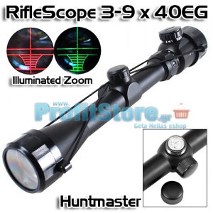 Διόπτρα Μονόκυαλο Σκοπευτικό - Hunting Rifle Scope 3-9Χ40EG illuminated Zoom