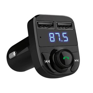 Ασύρματος Πομπός Bluetooth USB, SD MP3 Player &amp; Φορτιστής 2x USB 1 &amp; 2A Αυτοκινήτου - Car FM Transmitter