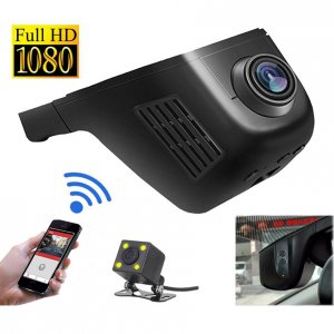 Wifi Κρυφή Κάμερα Αυτοκινήτου Full HD με Ανίχνευση Κίνησης G sensor &amp; Κάμερα Οπισθοπορείας