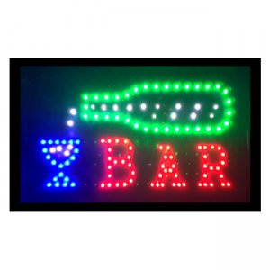Extra Bright Φωτιζόμενη Διαφημιστική Πινακίδα BAR - Επιγραφές LED με Εφέ Κίνησης