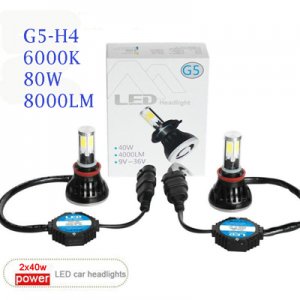 Φώτα Αυτοκινήτου CREE LED Kit H4 G5 8000LM - 6000Κ - 80W - CAN BUS