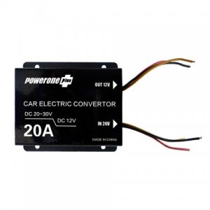 Μετατροπέας Ρεύματος Αυτοκινήτου 24V DC σε 12V DC - 20A ACC για Φορτηγά &amp; Λεωφορεία