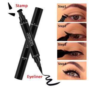 Glamza 2 in 1 Vampire Stamp Liquid Eyeliner - Στάμπα,Σφραγίδα &amp; Υγρό Μολύβι Ματιών 2 σε 1