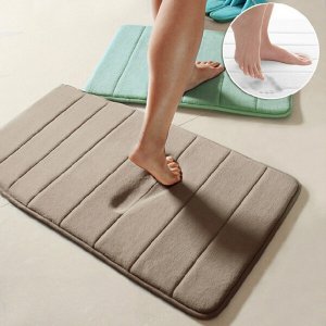 Memory Foam Χαλάκι Μπάνιου με Αντιολισθητικό Πάτο 80 x 50 cm