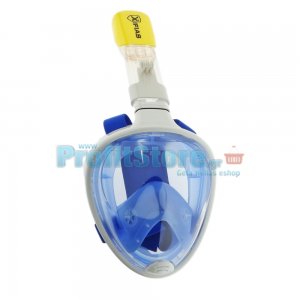 Sub Full Face Snorkel Mask Xifias 857 BLUE - Ολοπρόσωπη Μάσκα με Αναπνευστήρα και Βάση για Action Camera