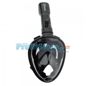 Sub Full Face Snorkel Mask Xifias 857 BLACK - Ολοπρόσωπη Μάσκα με Αναπνευστήρα και Βάση για Action Camera