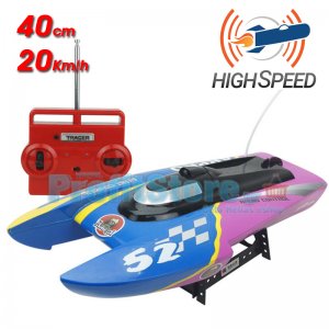 High Speed Ταχύπλοο Τηλεκατευθυνόμενο Σκάφος Επαναφορτιζόμενο 2 Κινητήρων 3 Kαναλιών 40εκ