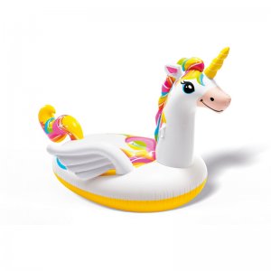 INTEX Μεγάλο Φουσκωτό Θαλάσσης Unicorn Ride-on