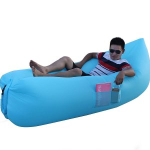 Φουσκωτό Στρώμα &amp; Κάθισμα Ξαπλώστρα Lazy Bag Με Πλαινές Τσέπες- Inflatable Air Sofa Premium Pockett 260