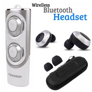 Bluetooth Επαναφορτιζόμενα Ασύρματα Ακουστικά Handsfree Fineblue RWS X8 - Smart Bussiness Headset