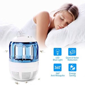 UV LED Εξολοθρευτής Κουνουπιών και Εντόμων Νέας Γενιάς με Αναρρόφηση  - USB Mini Mosquito Killer