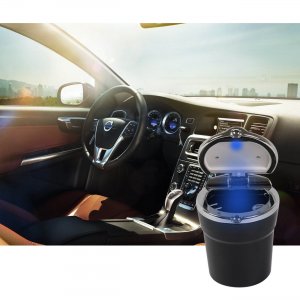 LED Φωτιζόμενο Φορητό Σταχτοδοχείο Τασάκι Αυτοκινήτου - Car Ashtray