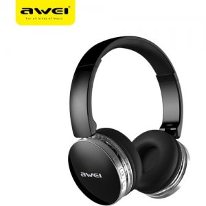 Ασύρματα &amp; Ενσύρματα On-Ear Ακουστικά AWEI A500BL Bluetooth Headphones Aux, Handsfree με Μικρόφωνο - Foldable Wireless Headset Noise Canceling