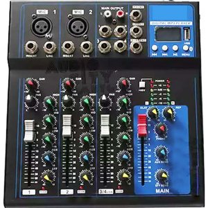 Επαγγελματικός 4κάναλος Μίκτης Ήχου με 3-Band EQ και USB  WVNGR F4