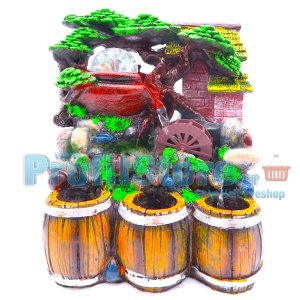 Διακοσμητικό Συντριβάνι Feng Shui με Τρεχούμενο Νερό και Πολύχρωμο Φωτισμό LED 10829