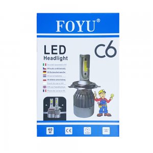 LED Φώτα Αυτοκινήτου Η3 6000Κ C6 40W 3800LM CAN BUS FOYU