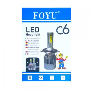 LED Φώτα Αυτοκινήτου Η11 6000Κ C6 40W 3800LM CAN BUS FOYU
