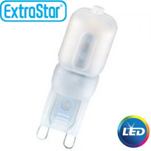 Λαμπτήρας LED ExtraStar 2,5W G9 με Θερμό Φως