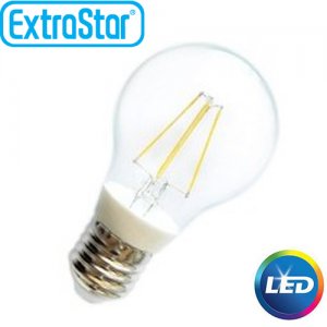 Λαμπτήρας LED ExtraStar 6W E27 με Ψυχρό Φως