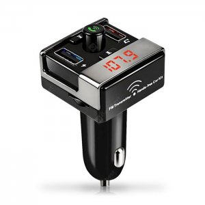 Fm Transmitter Φορτιστής Αυτοκινήτου 2 x USB,SD Bluetooth Handsfree Mp3 Player με Μικρόφωνο &amp; AUX είσοδο - Car Kit Ανοιχτής Ακρόασης A7