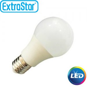 Λαμπτήρας LED ExtraStar B60 9W E27 με Θερμό Φως