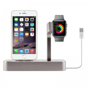 Σταθμος - Βάση Φόρτισης για iPhone &amp; Apple Συσκευές - Apple Charger &amp; Watch iStand