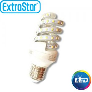 Λαμπτήρας LED ExtraStar 8W E27 με Θερμό Φως