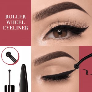 Eyeliner Ρολάκι - Ρόδα για Απόλυτη Σταθερότητα &amp; Απίστευτη Λεπτομέρεια - Glamza Roller Wheel Eyeliner