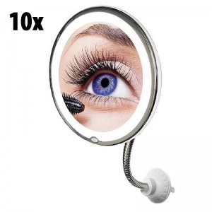 Μεγεθυντικός Καθρέφτης με Φωτισμό Led - Flexible Mirror 10x Magnification
