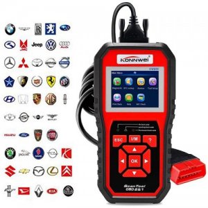 Ψηφιακό Διαγνωστικό Αυτοκινήτου OBD II , EOBD Scanner - Συμβατό με Όλα τα Μοντέλα Αυτοκινήτων Konnwei