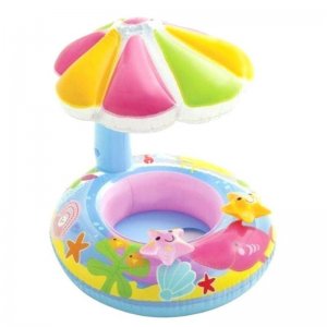 Στρογγυλό Σωσίβιο Κάθισμα με Σκίαστρο - Baby Floating Boat