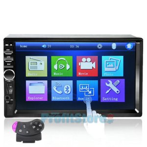 Multimedia Ηχοσύστημα με Οθόνη Αφής 7 2 DIN TFT Bluetooth Handsfree Αυτοκινήτου MP5, USB, SD, FM, AUX  Ενισχυτής 4x45W