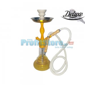 Deluxe Ναργιλές 40εκ - Shisha Hookah Yellow-White